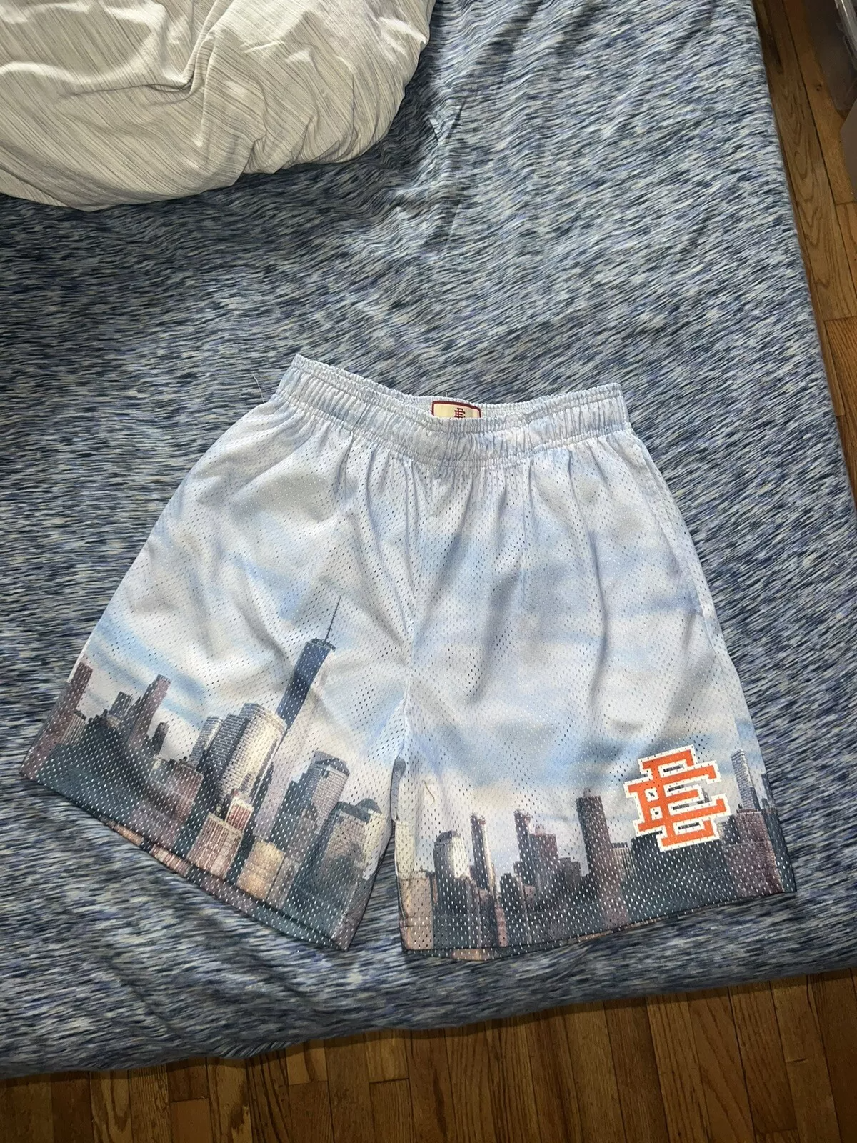 Eric Emanuel Basketball Shorts – Pattern EE Mesh Shorts for Men with Pockets and Prints