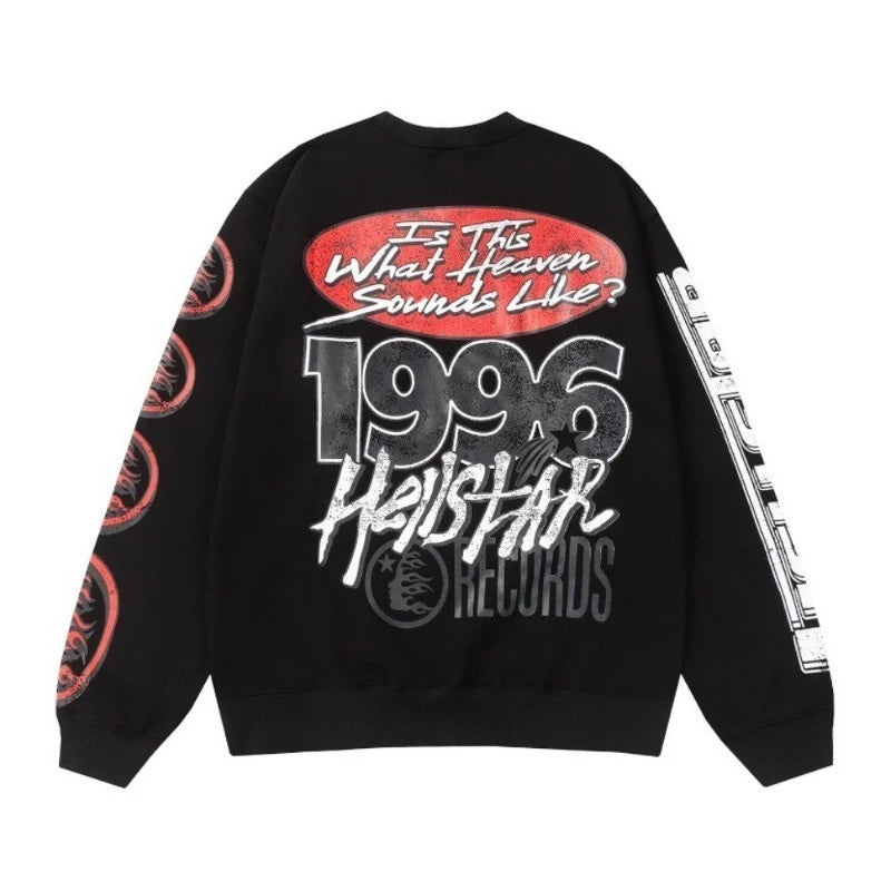 Hellstar Studios Records Sweater Black