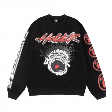 Hellstar Studios Records Sweater Black