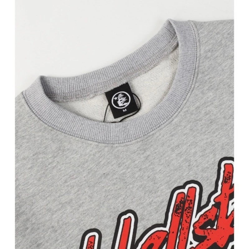 HELLSTAR Studios Records Pullover – Grey