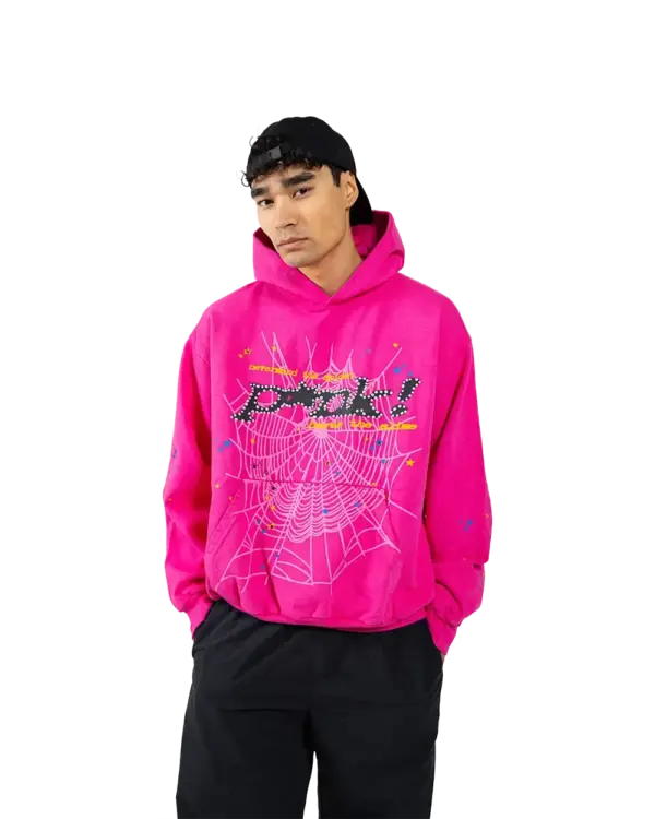 Sp5der P*NK Hoodie Pink/Magenta