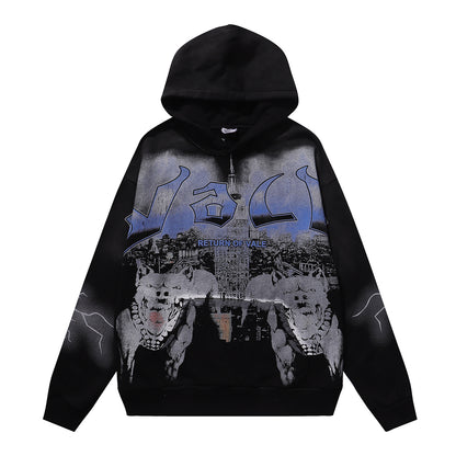 Vale Forever Valley Dreams "The Dogs" Pullover Hoodie Black