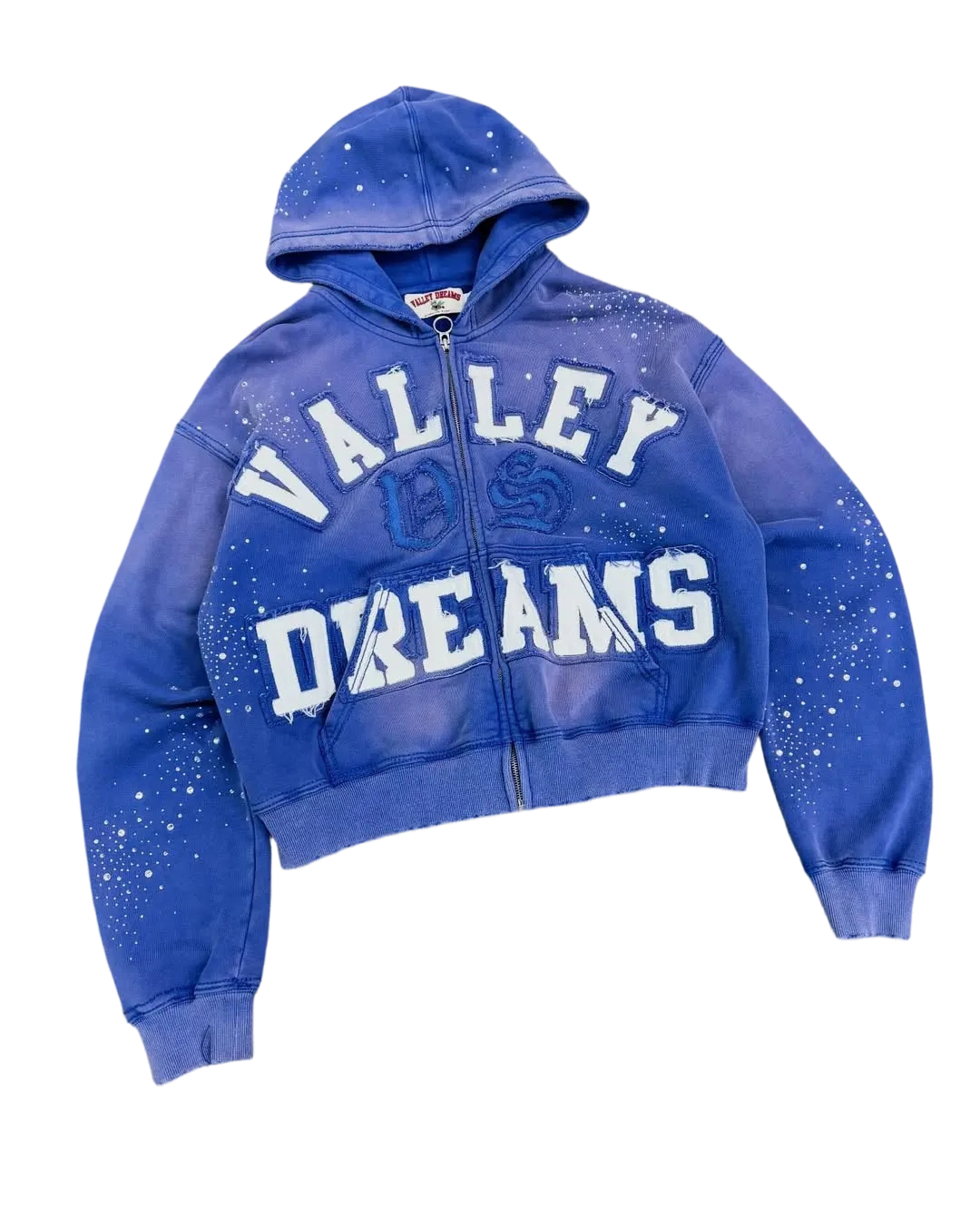 Vale Forever Valley Dreams Blue Classico Zip Up Hoodie